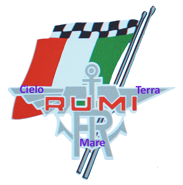 Moto Rumi Logo con bandiera - Rumi Motorbikes